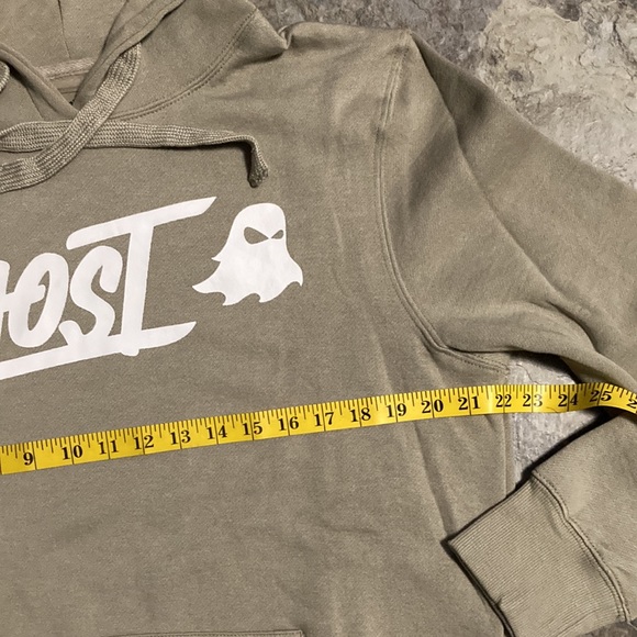 NWT - Men’s ‘Ghost’ Hooded Sweatshirt- Quicksand- (L) - Picture 3 of 9